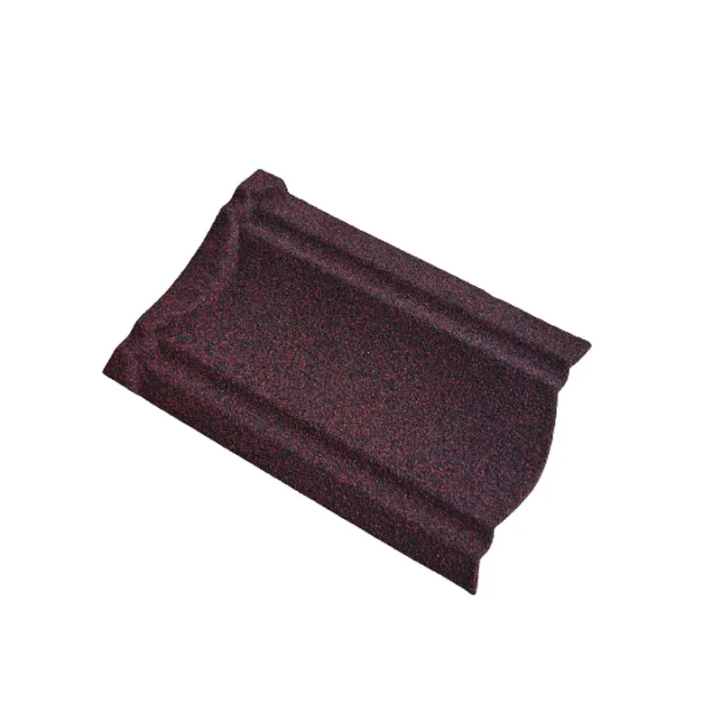 Hail-Resistant Lightweight Stone Chips Coated Metal Roof Tiles, Japanese Roof Tiles For Sale