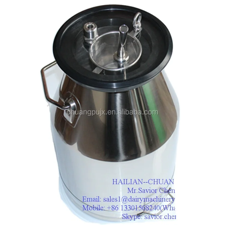 Stainless Steel Cover Milk Filter Milking Bucket for Machine