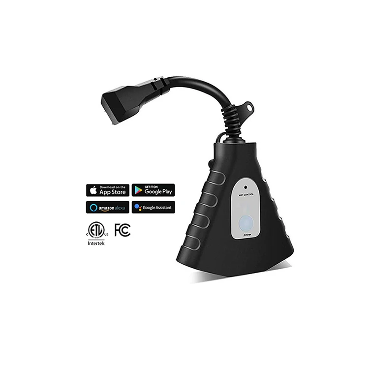 Amazon Alexa Google Assistant Wifi китайская настенная Водонепроницаемая умная наружная электрическая розетка