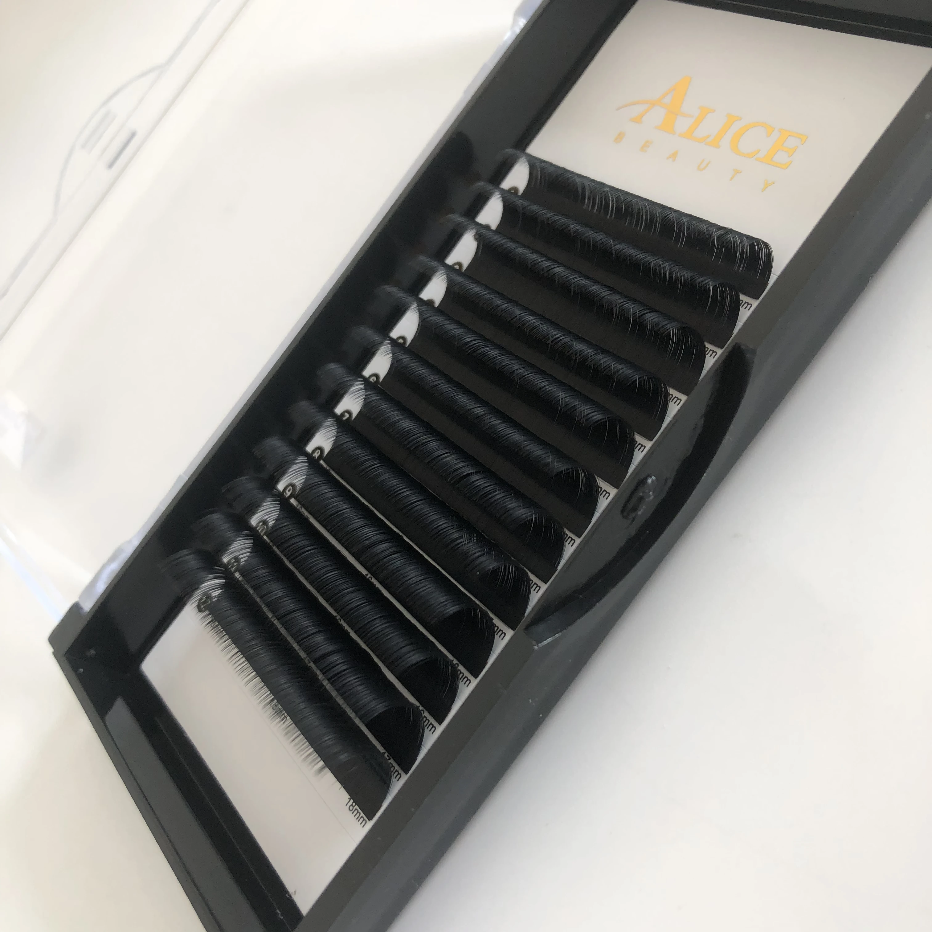 Free Sample lash trays wholesale C CC D DD matte lash extensions trays  your custom logo cashmere lash tray
