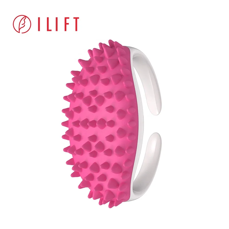 silicone dry brushing body brush for cellulite and lymphatic