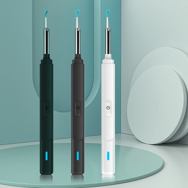 Ear Wax Removal Tool Waterproof Ear Wax Cleaner Remover with Otoscope Camera Wifi Wireless Light Endoscope Electric Cleaning