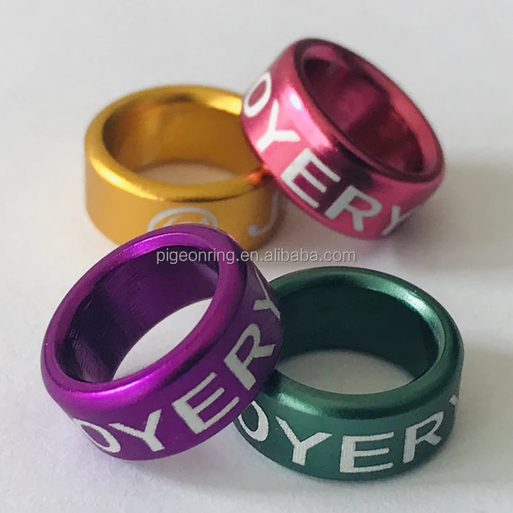 Wholesale High quality Aluminum bird rings short Archangel pigeon rings all size