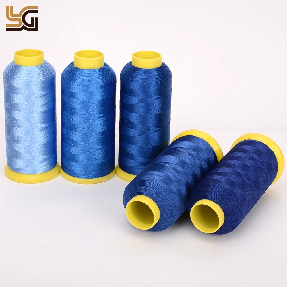 120D/2 Embroidery Thread 5000yards High Tenacity polyester embroidery thread for bag clothes embroidery