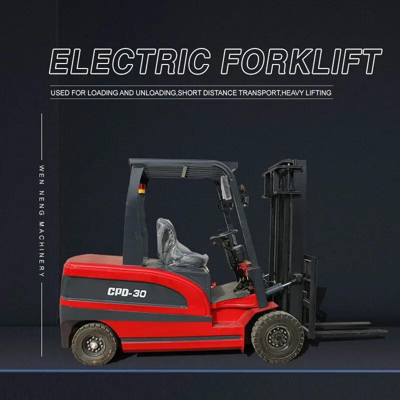 Simple operation 3T  forklift lifting equipment good electric forklift