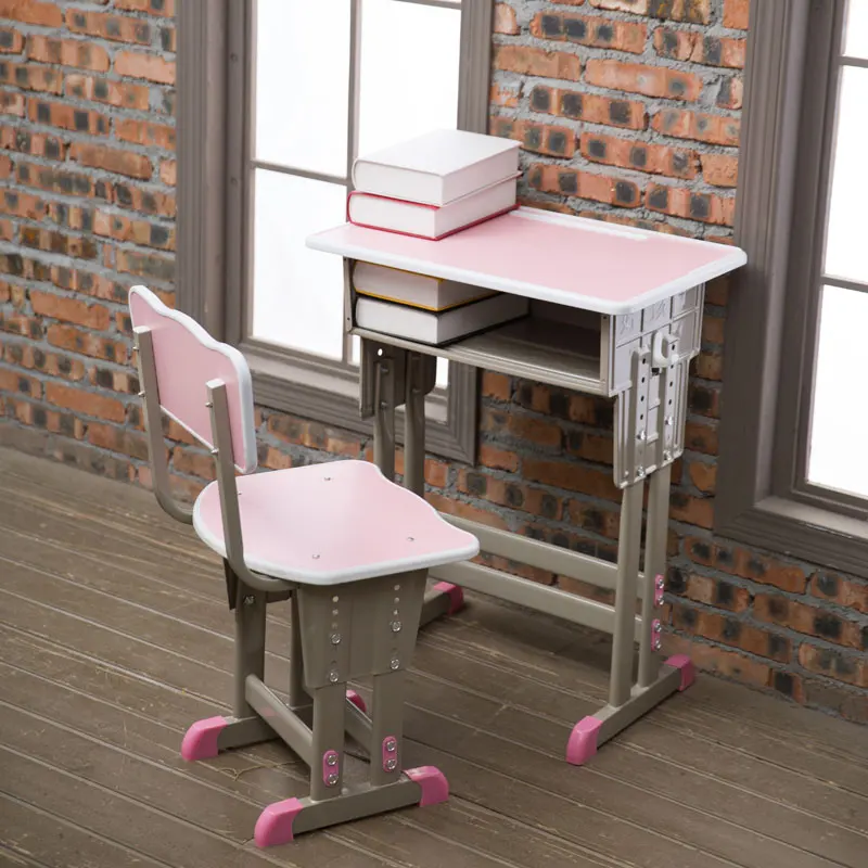 student study desk height adjustable child studying desk and chair set children home study desk with drawers