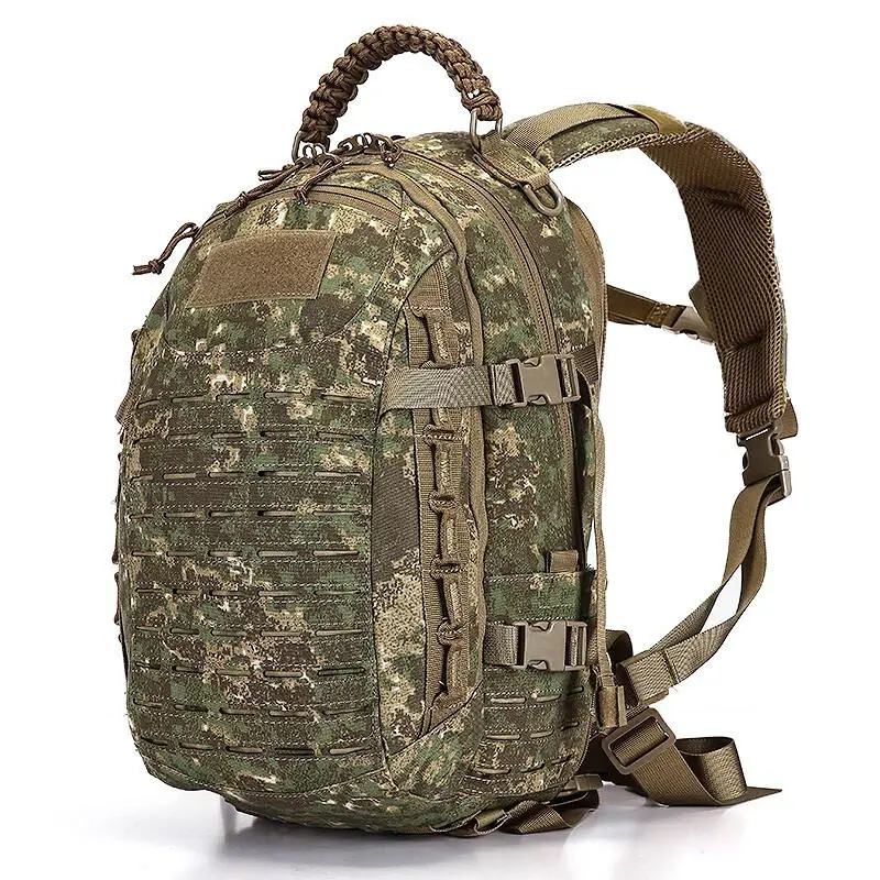 PTG Free Sample Nylon Large Combat Rucksack Waterproof Hiking Mountain Daypacks Camouflage Tactical Backpack for Men