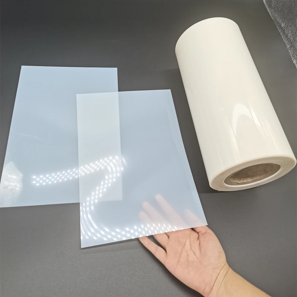 Translucent Milky White PET Mylar Material Film Sheet Film, 0.25 mm