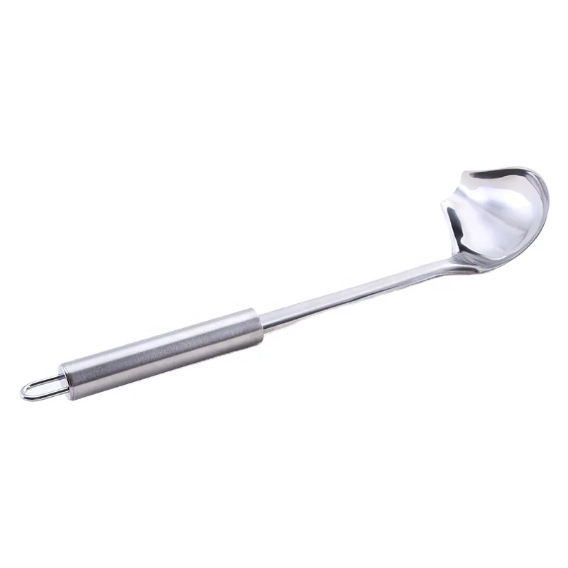 Stainless steel kitchen utensil kitchen sauce spoon sauce ladle