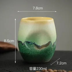 Trending Products 2023 New Japanese Tea Cup Coffee Drinkware Elegant Ceramic Arabic Teaware Mug Gift Handmade Pottery Cups