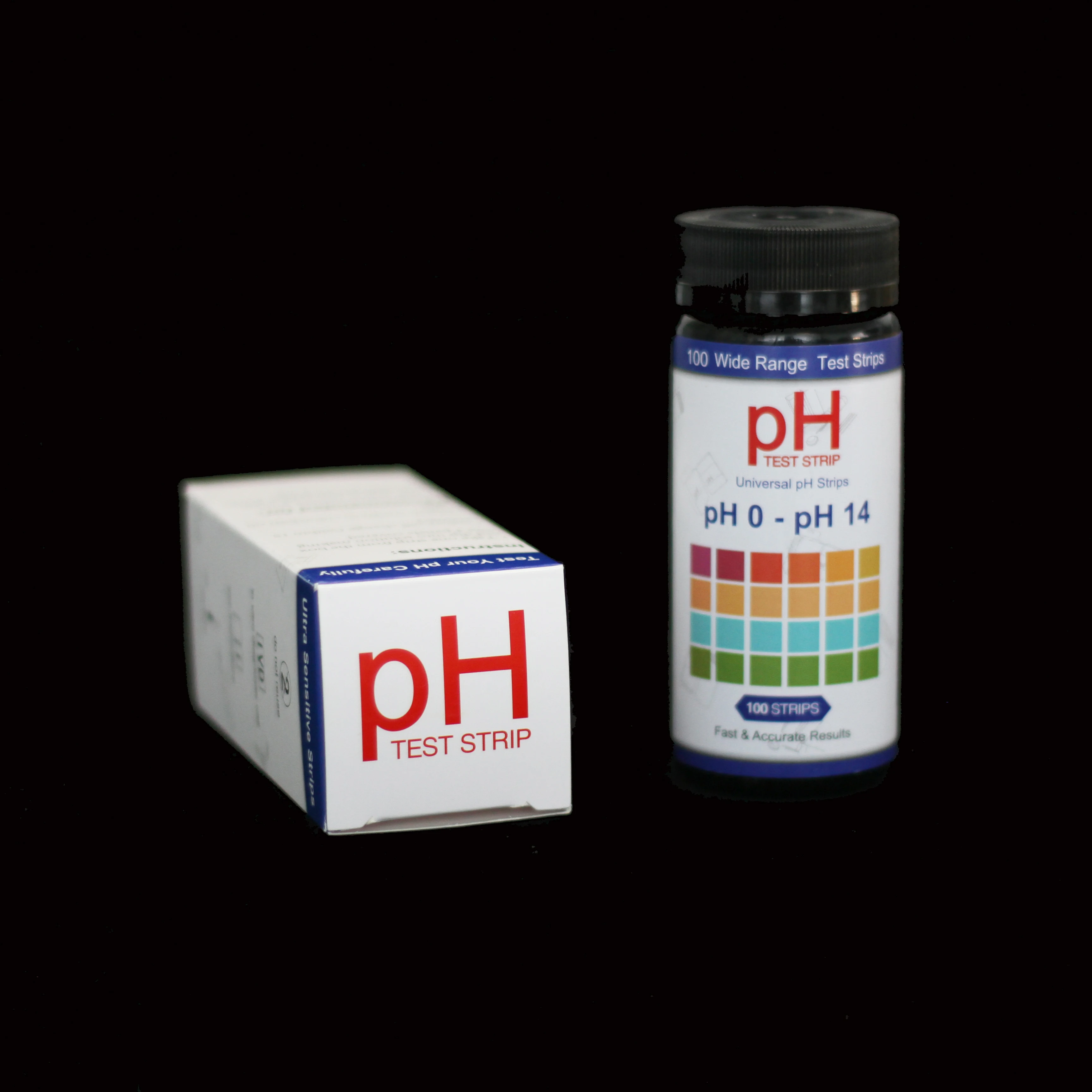 water parameters test pH Strips 0-14 Wide Range - High Range Duel Pad Acid Alkaline Testing Strips - 100 by DF Speciality