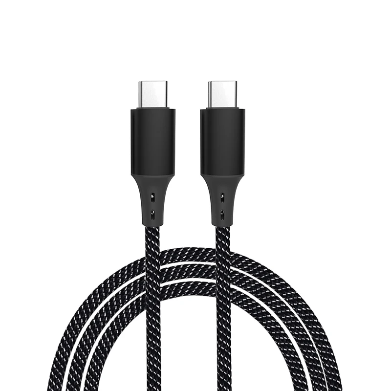 PD Type -c to Type-C Quick Charging Cable 5A high density Nylon Braided USB C cable For huawei samsung