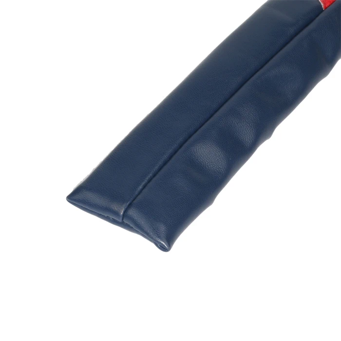 
Golf Alignment Stick Cover Stars Red Stripes PU Leather Waterproof Cover for Golf Alignment Sticks 