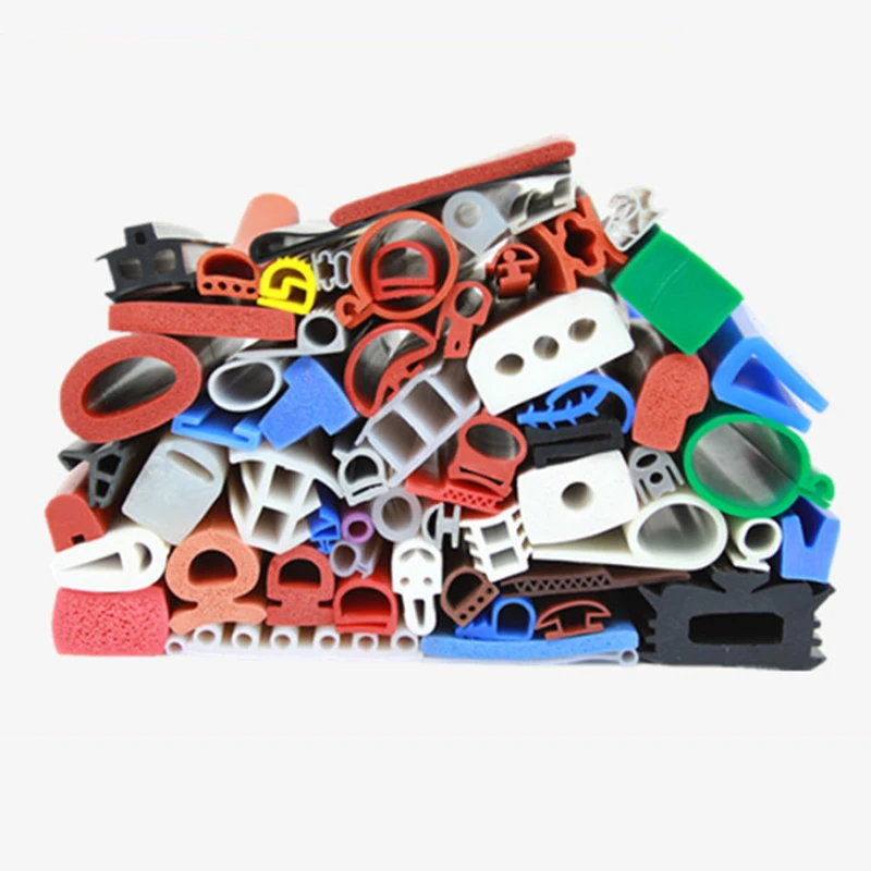 Custom Any Color And Shape Silicone Seal Strip NR NBR EPDM Rubber Seal Strip