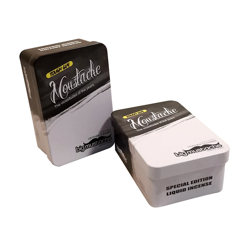 
Guangdong Supplier Rectangle Savon Soap Leather Cleaner Containers Metal Zinc Packing Tinplate Wrappers White Tin Box Case