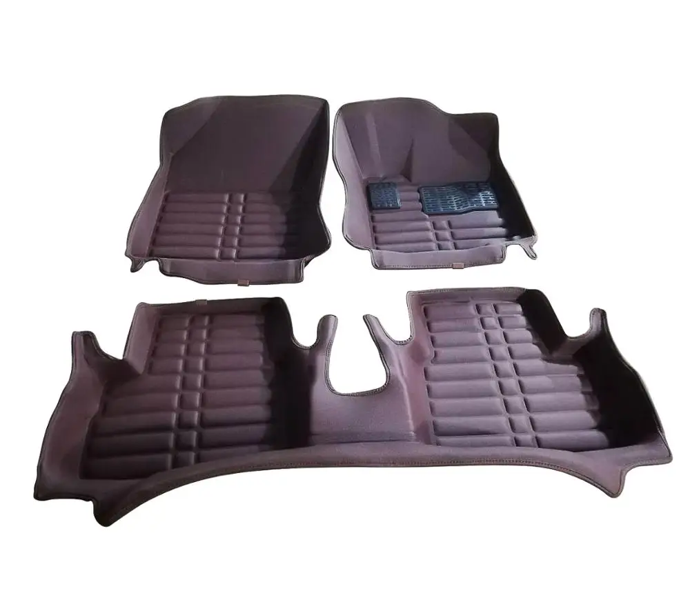 
Accesorios car Floor Mats High Quality New Design Mat 3d 5d Car Mats Floor Liners Easy Cleaning Logo 