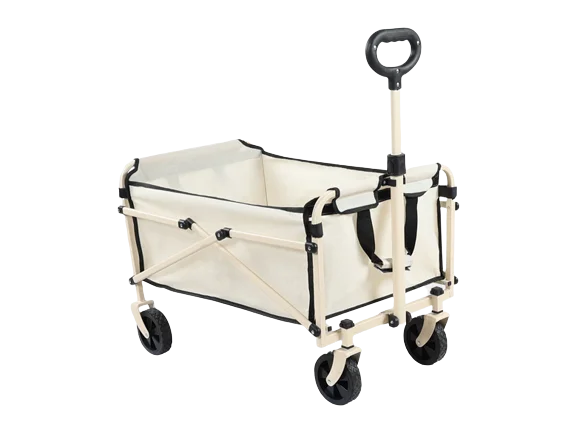 NPOT Cheap Low Price Foldable Small Size Camping Cart Folding Utility Wagon For Beach
