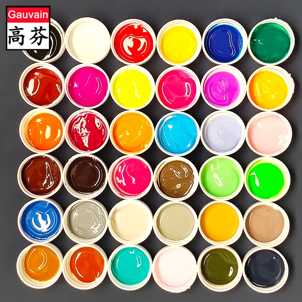 
Factory price leather natural glossy anti-cracking color bags paint clear edge primer <img data-src=