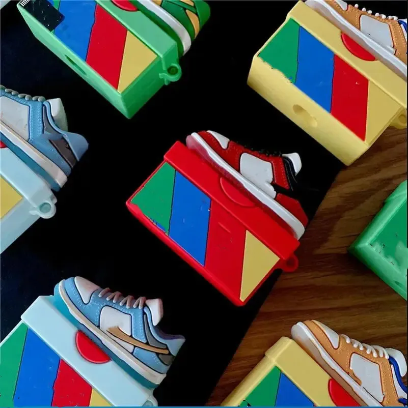 Кроссовки дизайн Airpod Pro чехол силиконовая коробка для обуви кроссовки роскошь для airpod pro Чехол