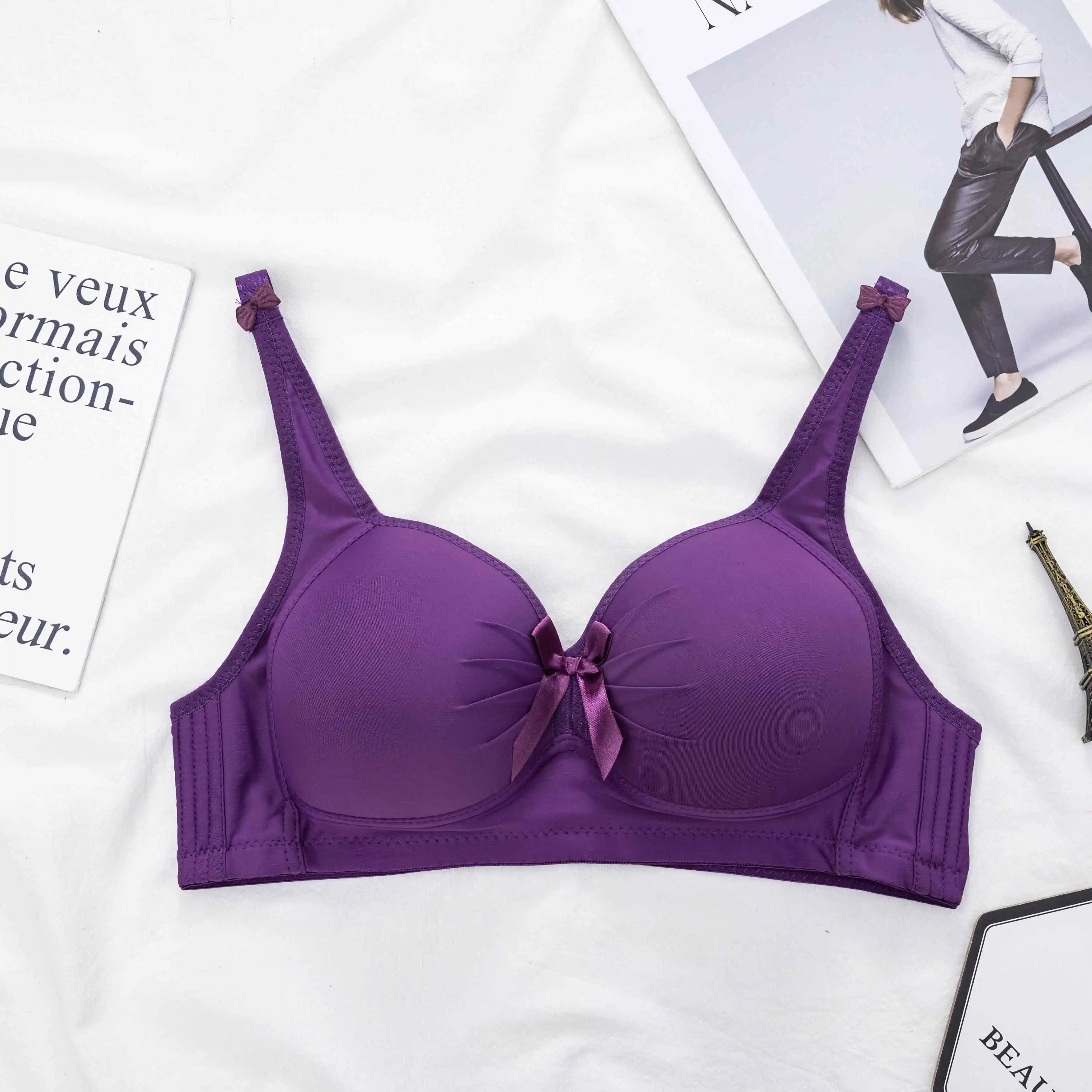 2021 Ladies Underwear Under Garments Stylish Soft Padded Plus Size Push Up Seamless Bra