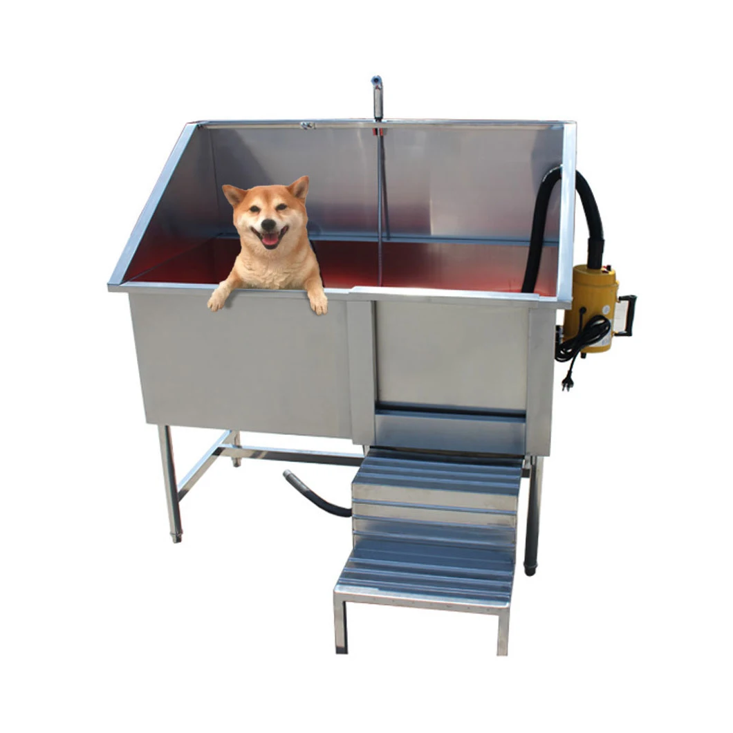 
EUR PET Manufacturer Hot sales Veterinary Stainless Steel dog Bathtub grooming Sink cleaning for dogs 