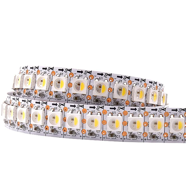 2 Years Warrant Addressable Digital Color 144leds SK6812 WS2811 SMD5050 RGB RGBW Smart LED Strips Light