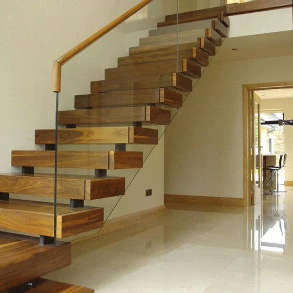 Customized Interior Stair Villa Decoration Elegant Fancy Wrought Aluminum Railing Stair from China