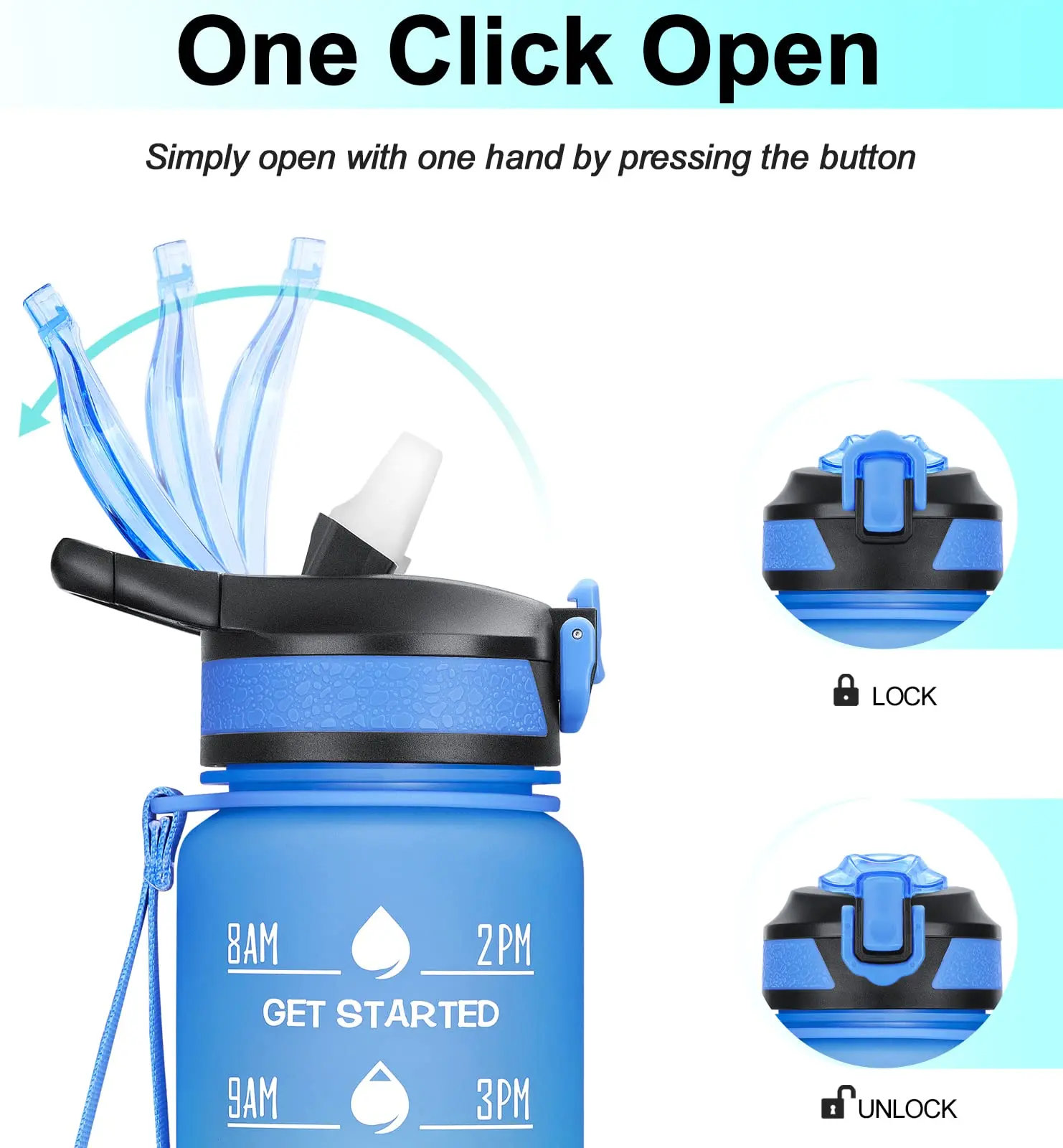 Бутылка для воды 32 унции с маркером времени ремешок переноски герметичный не содержит Бисфенол А убедитесь что вы пьете достаточное количество фитнеса тренажерного зала занятий спортом на открытом воздухе