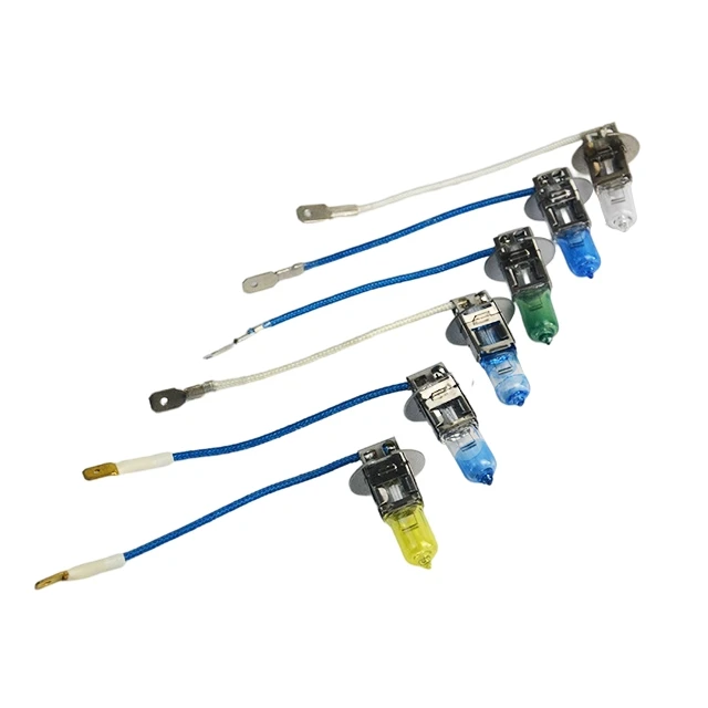 High Quality  H3  24V   Super White Light  Quartz Glass Long life Head light bulb