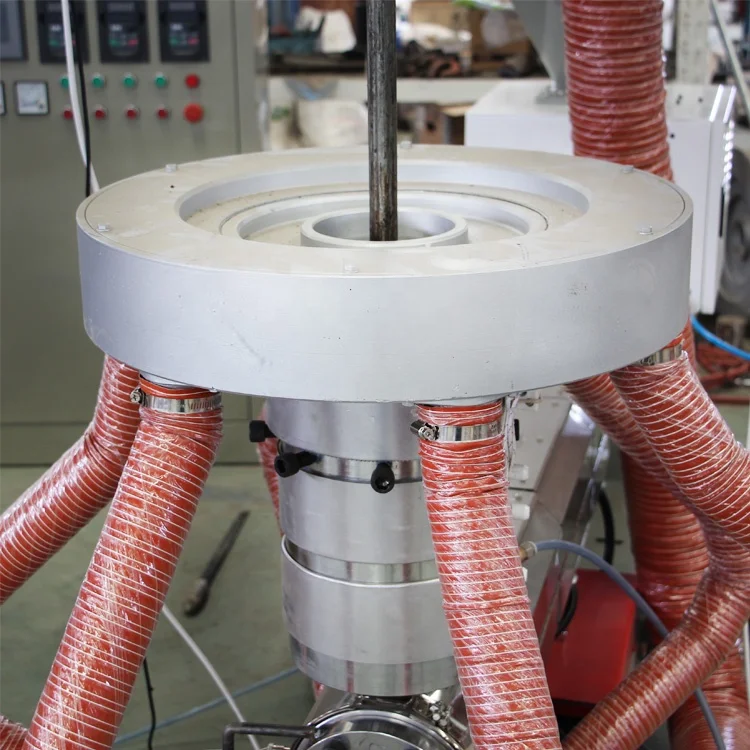 
double die head pe film extrusion blowing machine 