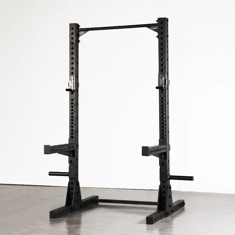Gym Fitness Accessories  Exercise Equipment Adjustable Wall Mounted Weight Squat Stand Power Rack  With Pull Up Bar