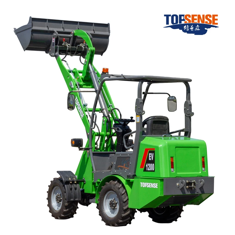 Mini electric front wheel loader TSD610 for promoting at low price