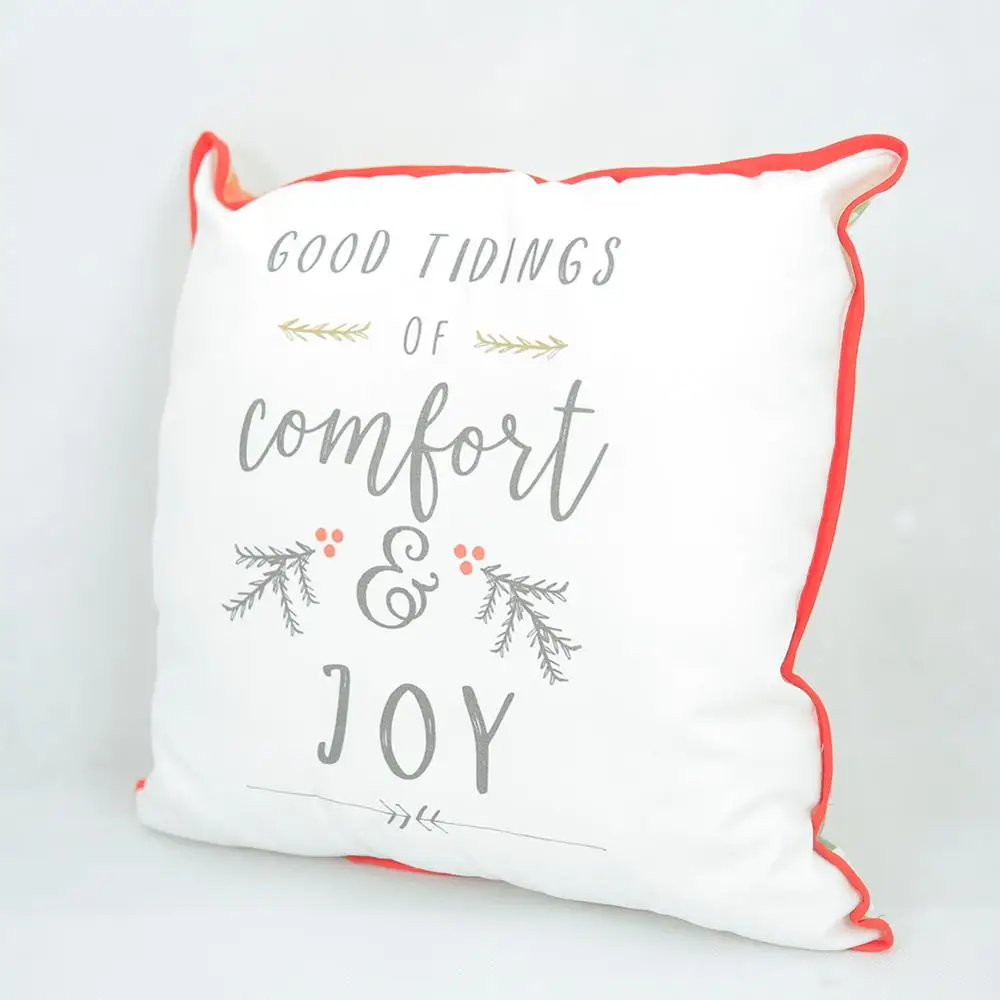 100% cotton digital printed  custom cushion pillow cushion cover