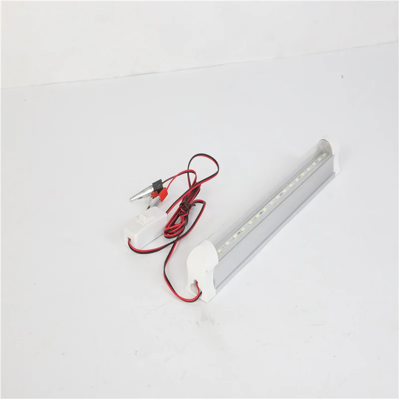 Promotion 5V/12V led tube t8 0.5ft 1ft With 2 m wire clip and switch button for outdoor lighting