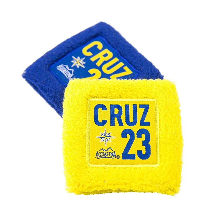 Рекламные подарки, пользовательский спортивный хлопковый Теннисный браслет, поглощающий пот браслет с логотипом