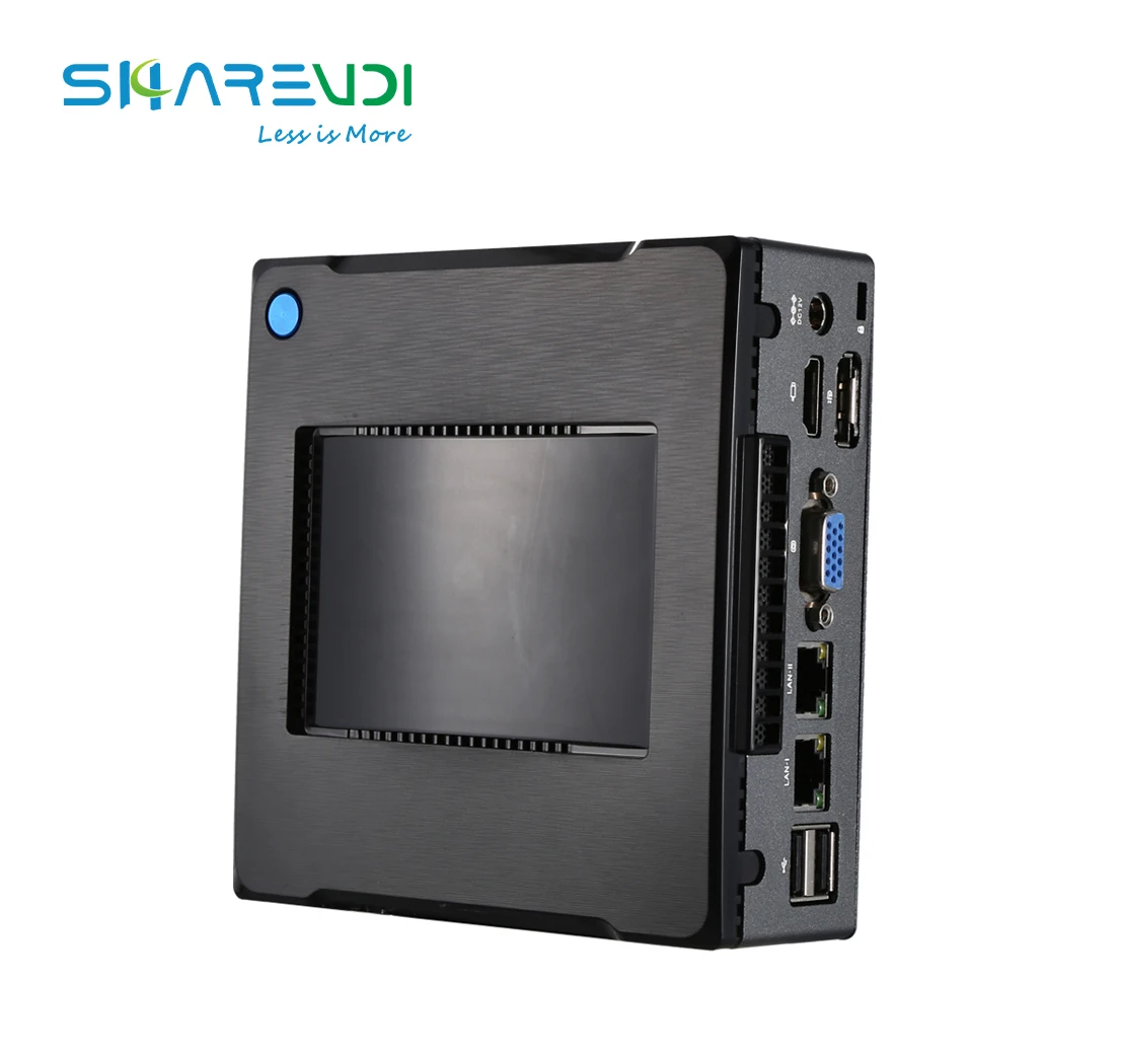 4K Mini PC 12*12 motherboard nano NUC 2020 DDR3L 5Gen i3 5005U Mini cpu Desktop PC HD VGA 2 LAN 4USB good small computers
