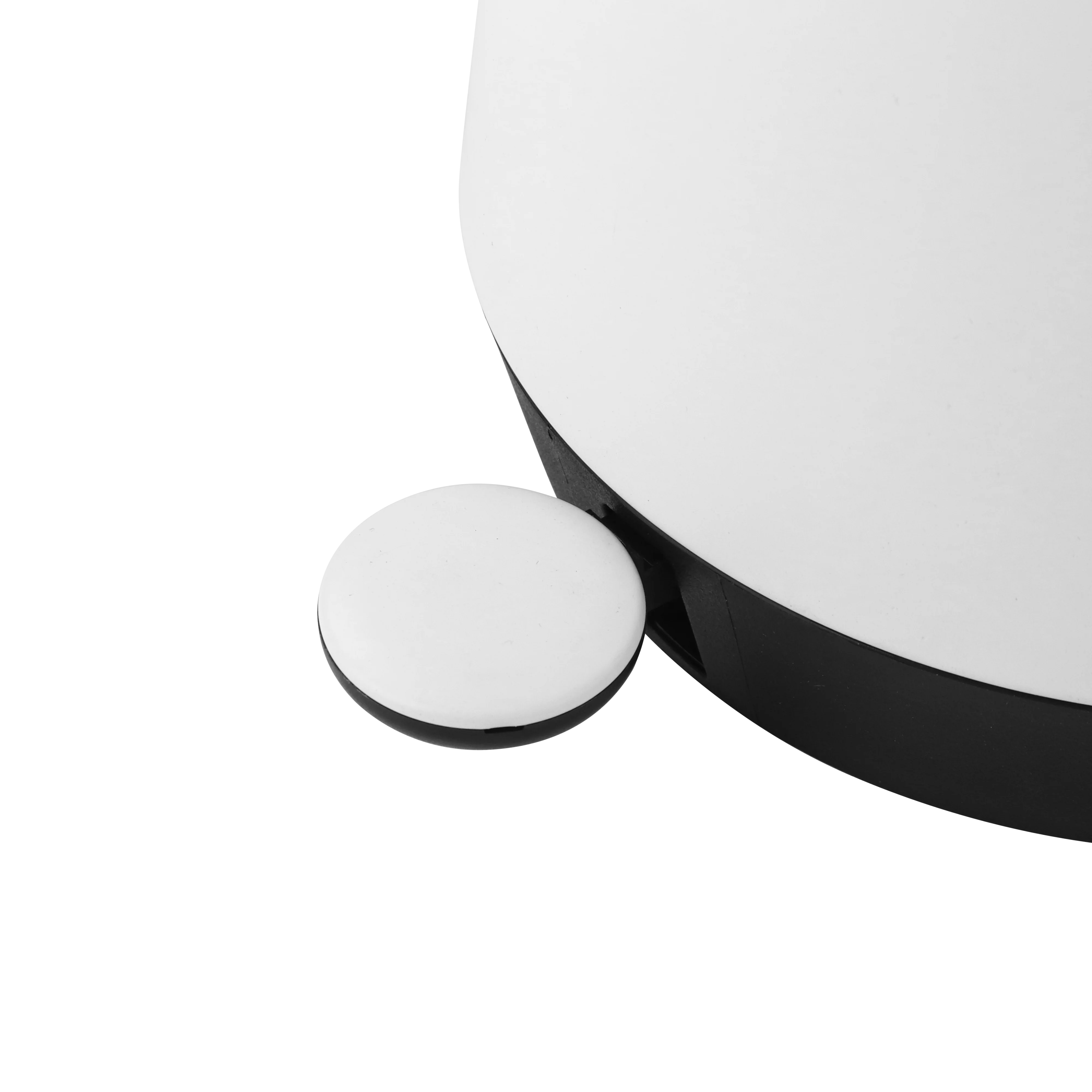 2024 Newly design coating bathroom stainless steel trash can round pedal bin with toilet brush