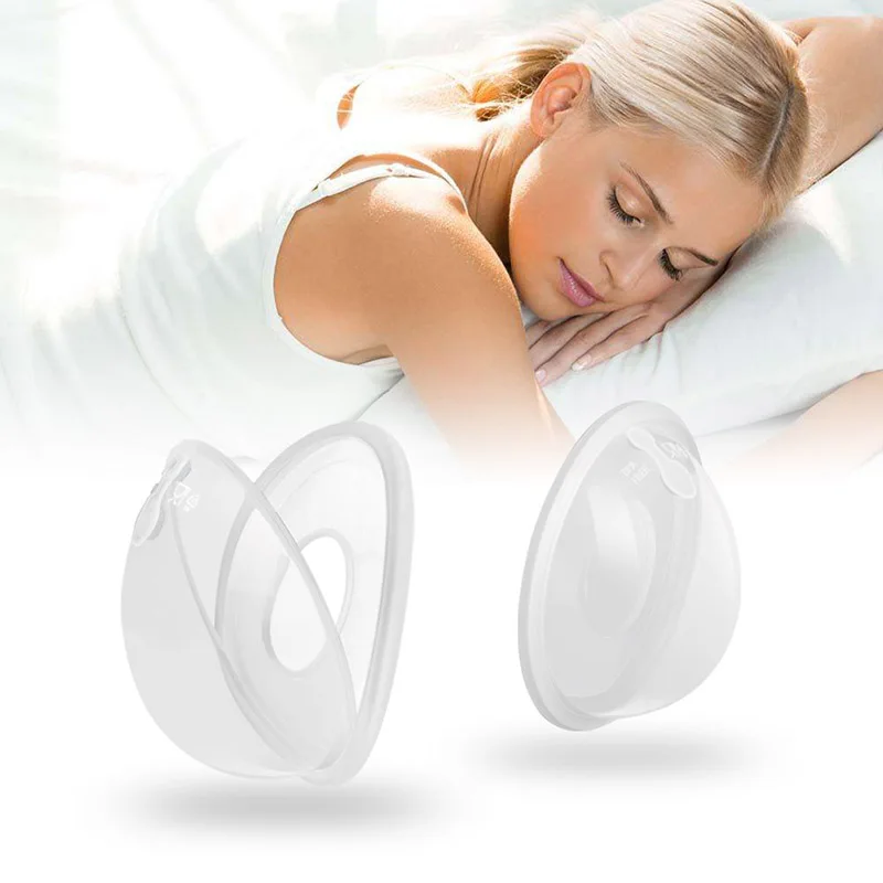 Cmbear Wearable Milk Collector Breastfeeding Nursing Shell Protect Nipple Shell with Plug Transparent Color Box or Customized