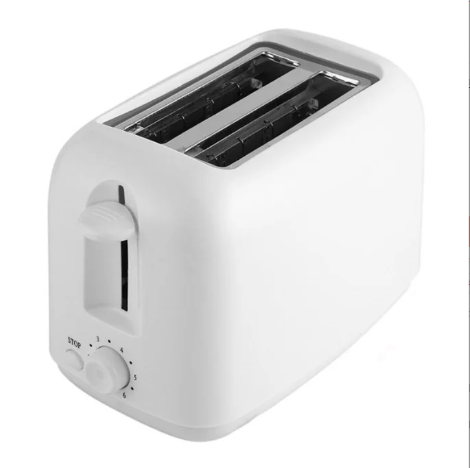 2-Slice Electric Toaster with Cancel Button for Household Hotel or Car Sandwich Panini Toast Making Machine for Kitchen Use