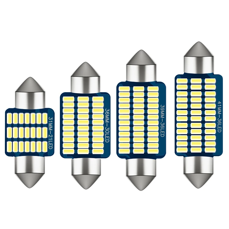 C5w C10w 31/36/39/41mm 3014 21/30/36 Led Interior Reading Light 36 Smd led car roof light car interior led lights