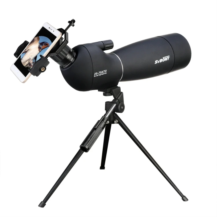 Фабрика SVBONY SV28 25-75x70 IP65 Водонепроницаемый прицел для птиц стиль: нормальный 21 мм окуляр