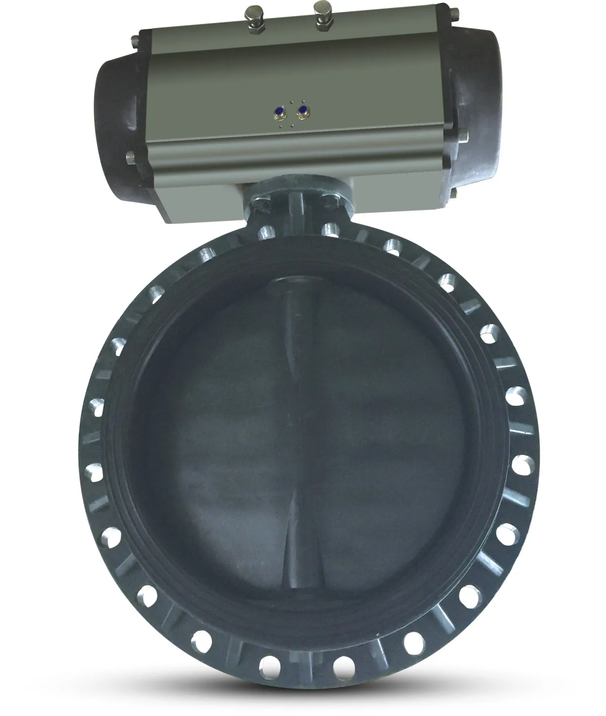 Actuator Opared Control With Positioner Pneumatic Butterfly Valve With Lining PTFE Seal