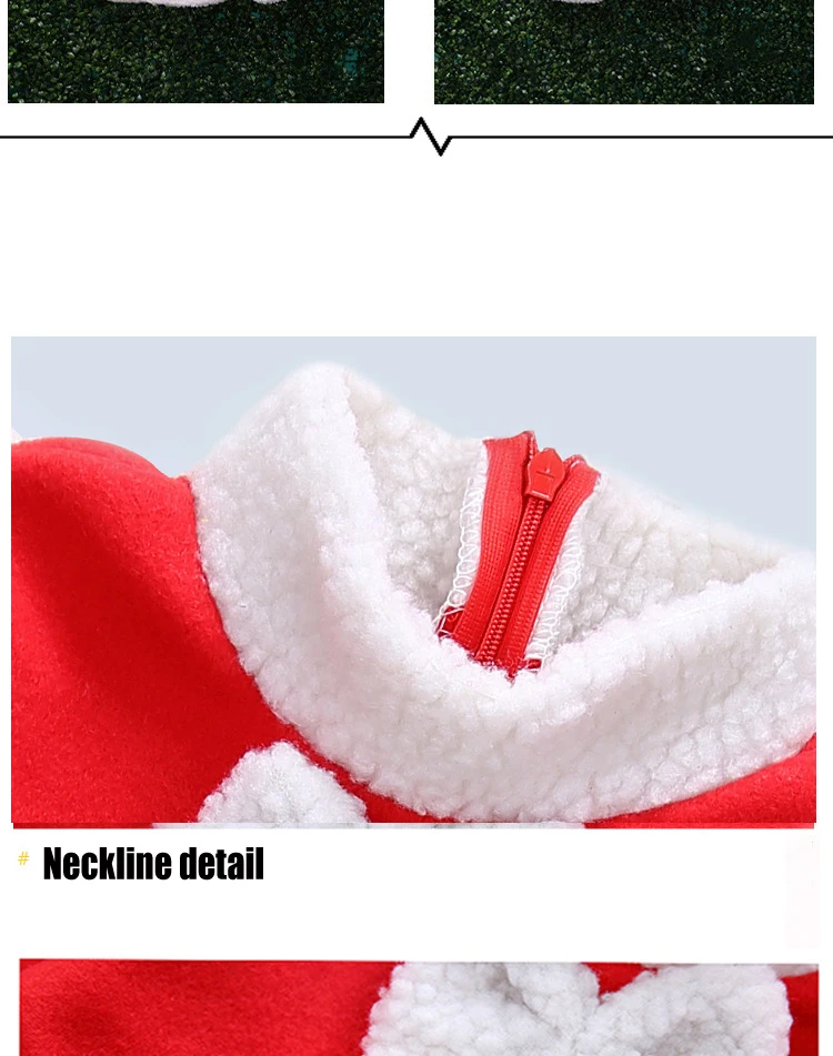 
Baby clothes dresses for Santa Claus Christmas Suit 