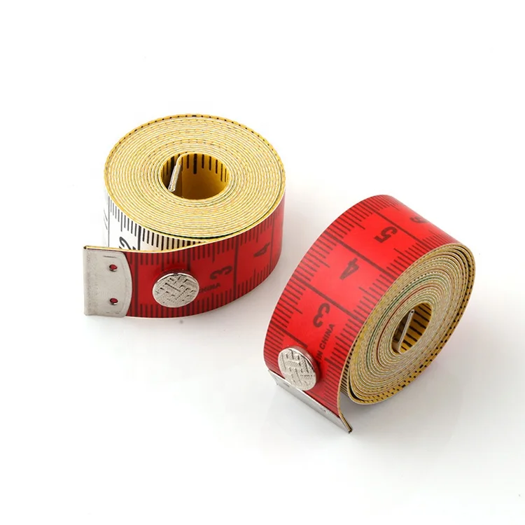 New design button measuring tape 150cm cloth measuring tape