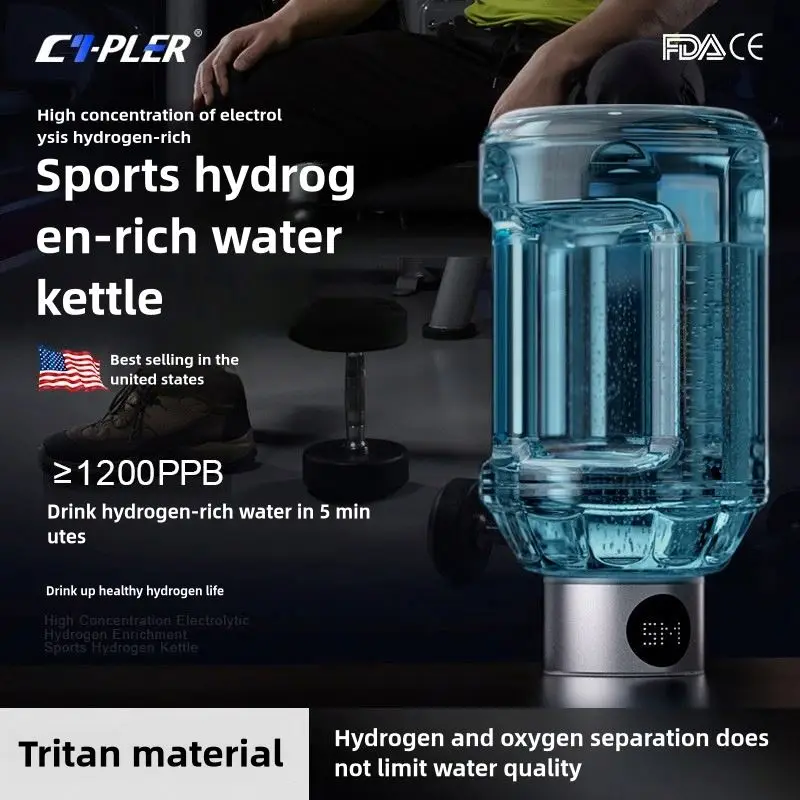 1.5L New Arrival Rich Hydrogen Cup Sports Convenient SPE Membrane Hydrogen Oxygen Separation