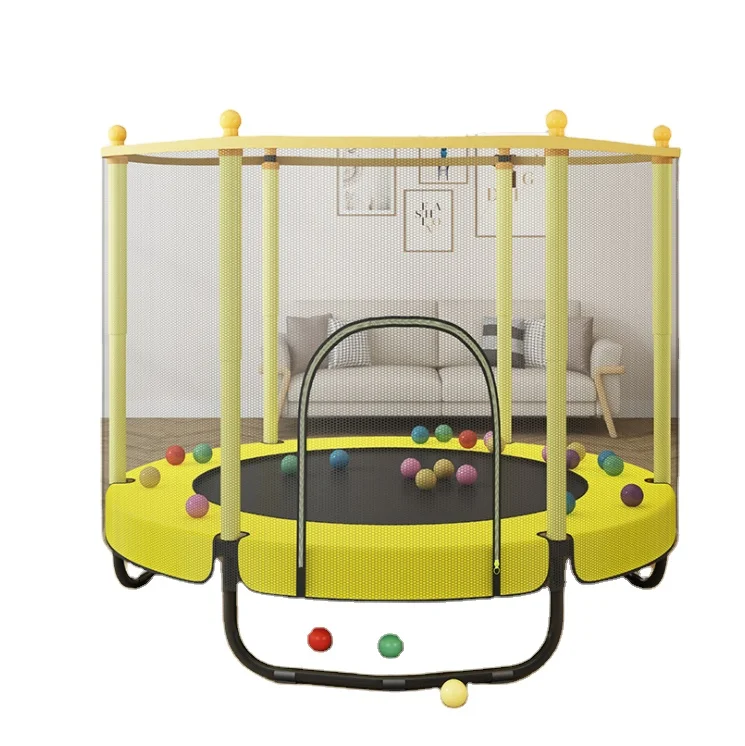 Круглый защитный мини-мат для прыжков в помещении или на улице