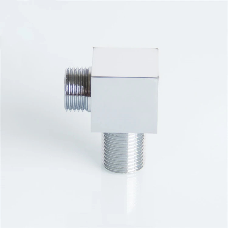 Faucet manufacturer 1/2 inch Chrome Finish Toilet angle valve For Bathroom Bidet Shower