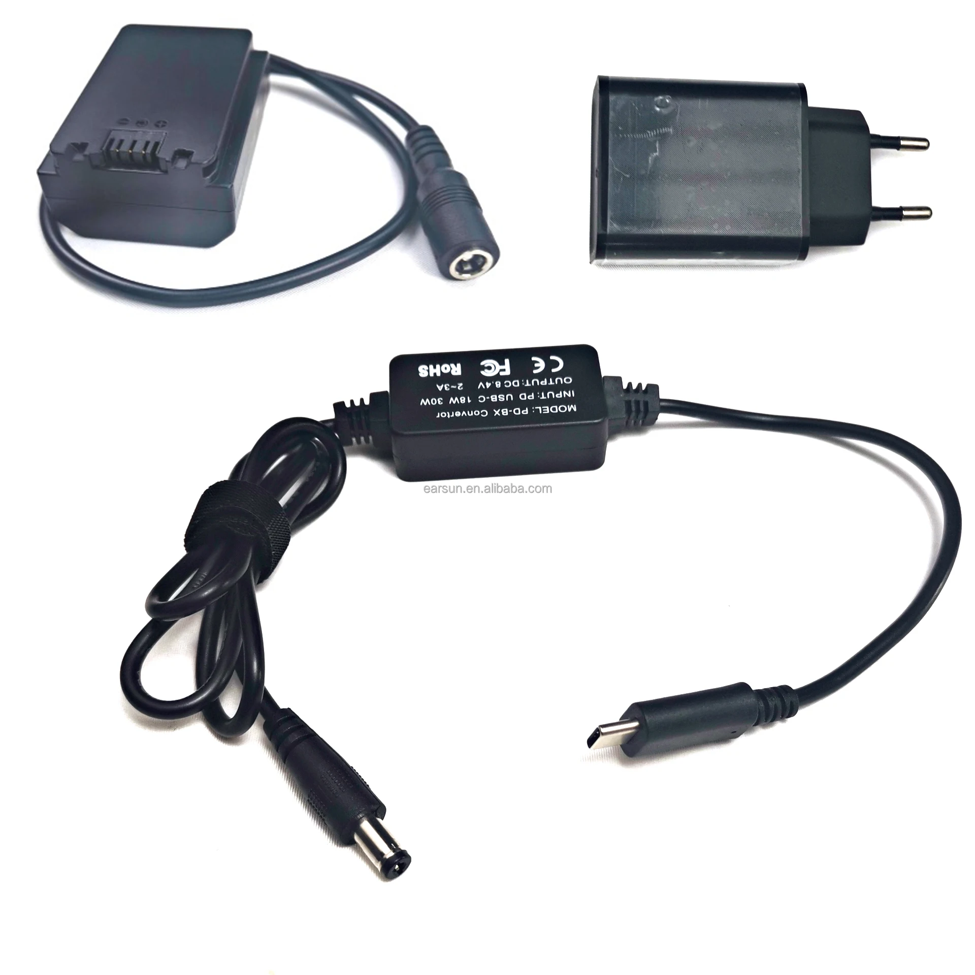 FZ100 Переходник постоянного тока + PD-BX конвертер USB питания AC адаптер reallac комплект Замена для объективов цифрофой камеры Sony Alpha 9 A9 ILCE-9 A7RIII A7 III