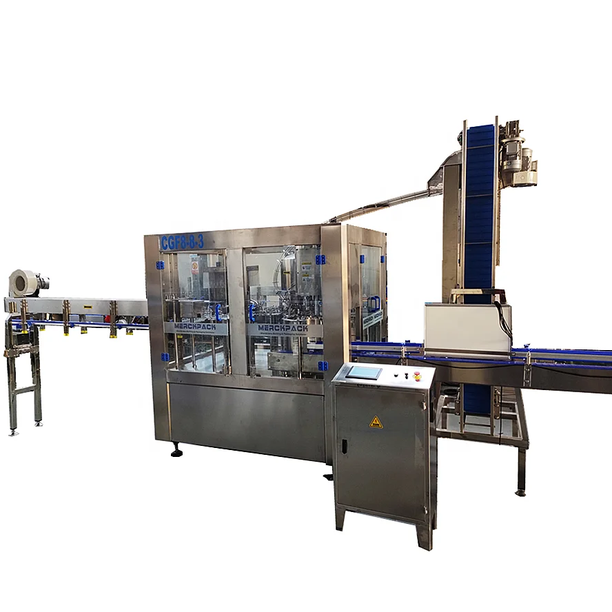 Automatic 3IN1 Monoblock Plastic Bottled Pure Mineral Drinking Water Rinsing Bottling Capping Filling Machine Production Line