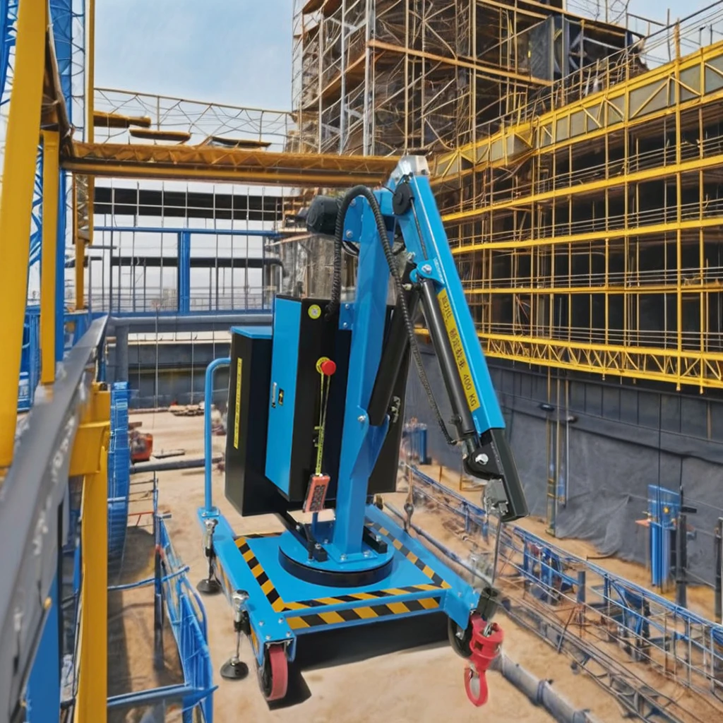 Manual Lifting Equipment CE Certification 360 Degree Rotation Hydraulic Crane Electric Manual Hoist With Telescopic Arm